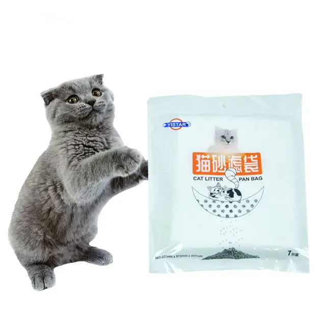 2020 Hot Durable Large Drawstring Cat litter box cat Waste Liners bags