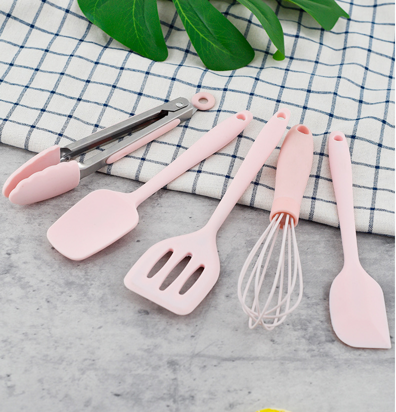 Food grade Heat-Resistant Kitchen Utensil Set Silicone Cooking Utensils 5pcs Kitchenware Set Tools