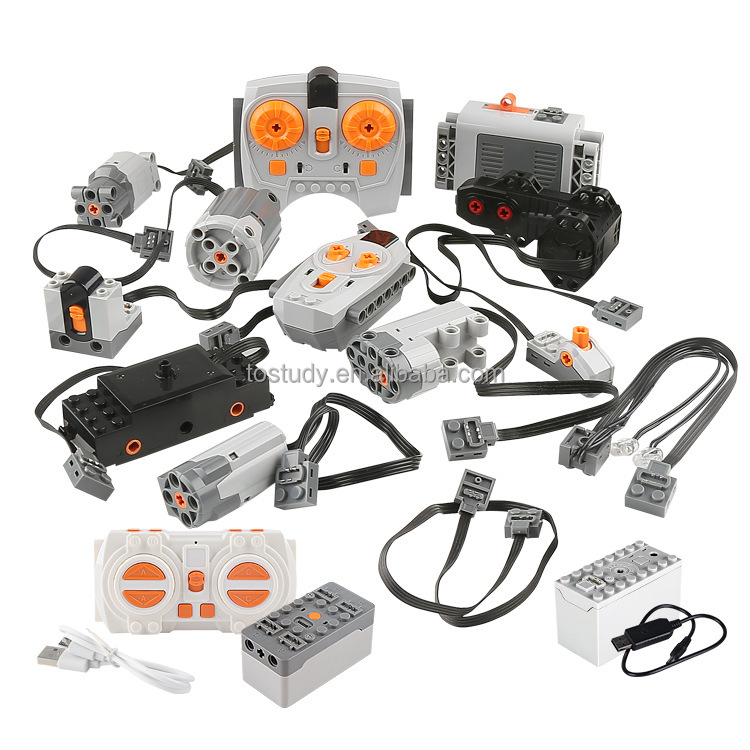 MOC Technic Electronic Power Functions Modify Accessories Parts for Technology Car DIY Remote Control Building Blocks Toys