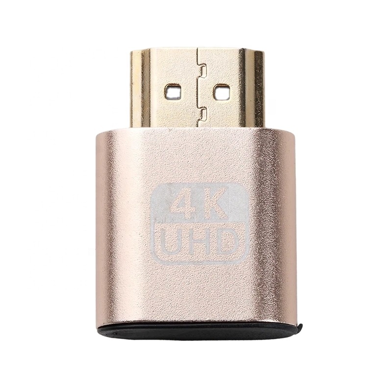 Высококачественный адаптер виртуального дисплея 4K UHD Full HD для сервера