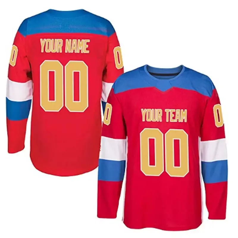 Authentic Custom Hockey Jerseys Embroidery Goalie Cut Hockey Jerseys Cheap Hockey Jerseys China