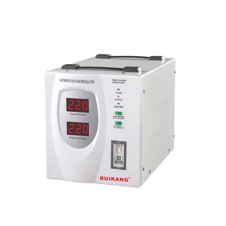 Современный дизайн цифровой дисплей 1-5Kva 500va 220v AC автоматический стабилизатор напряжения для бытовой техники