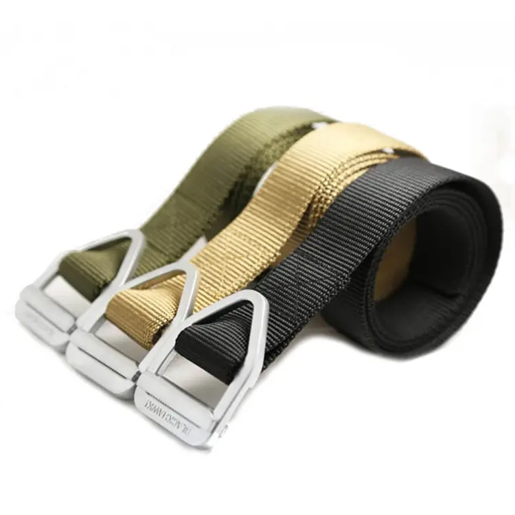 Army Tactical Gear Belt Military Nylon Canvas Men's Outdoor Belt