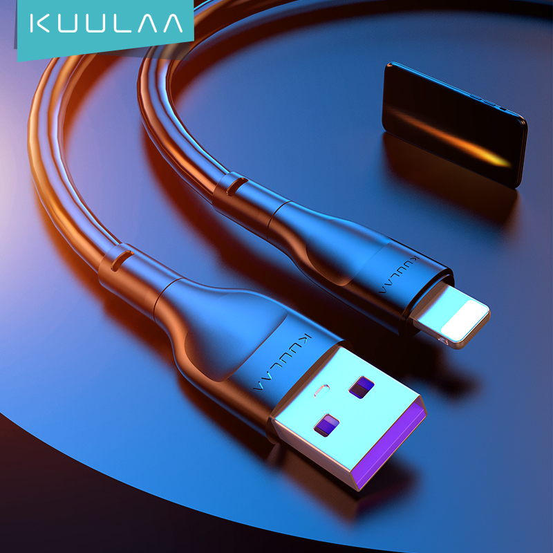Usb-кабели для зарядки телефонов KUULAA для iPhone, Apple, технология Шэньчжэнь, кабель для быстрой зарядки с логотипом