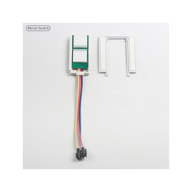 FICLUX High quality DC24V Defogging led flowing light strip Dimmer 5A 60W double key Smart Mirror Touch Switch