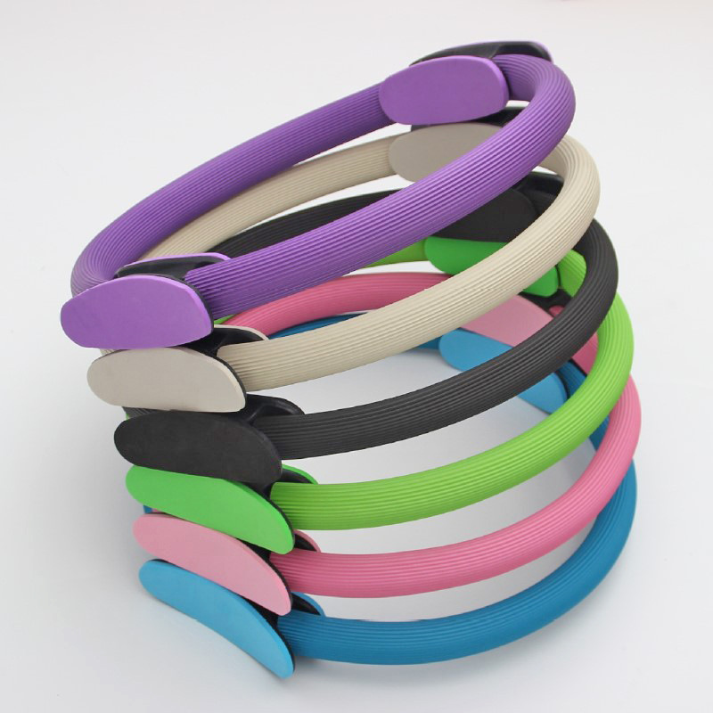 fitness pilates ring equipment double handle magic circle body yoga pilates ring circle