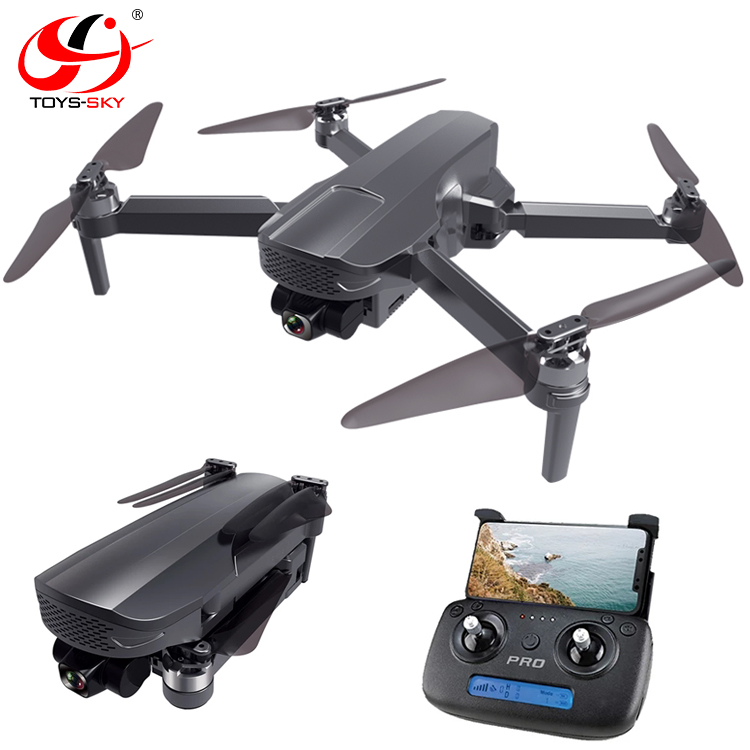 2021 Toysky Дрон с разрешением 4K GPS бесщеточный удержания высоты с 3-осевой и портативный монопод с шарнирным замком self стабилизации Квадрокоптер с дистанционным управлением Профессиональный цена беспилотного летательного аппарата