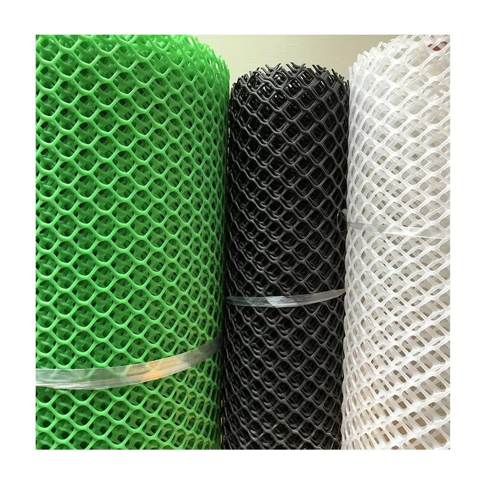 Factory Best price green plastic flat mesh rigid plastic mesh PP PE Polypropylene extruded plastic mesh/net