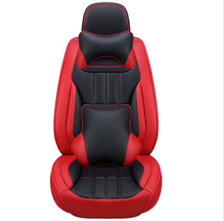 Full Set Car Seat Covers 2Sets/Ctn Washable Comfortable Seat Cover With Two Headrest And Waist Pillow