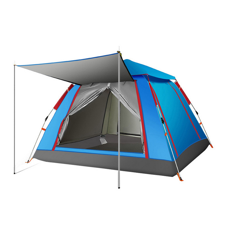 family travel camping tents luxury 4 persons waterproof outdoor family
