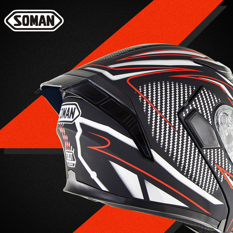 Оптовая продажа и OEM мотоциклетные шлемы sopiler для шлема Soman SM955 и SM960 с хвостами и аксессуарами HS01