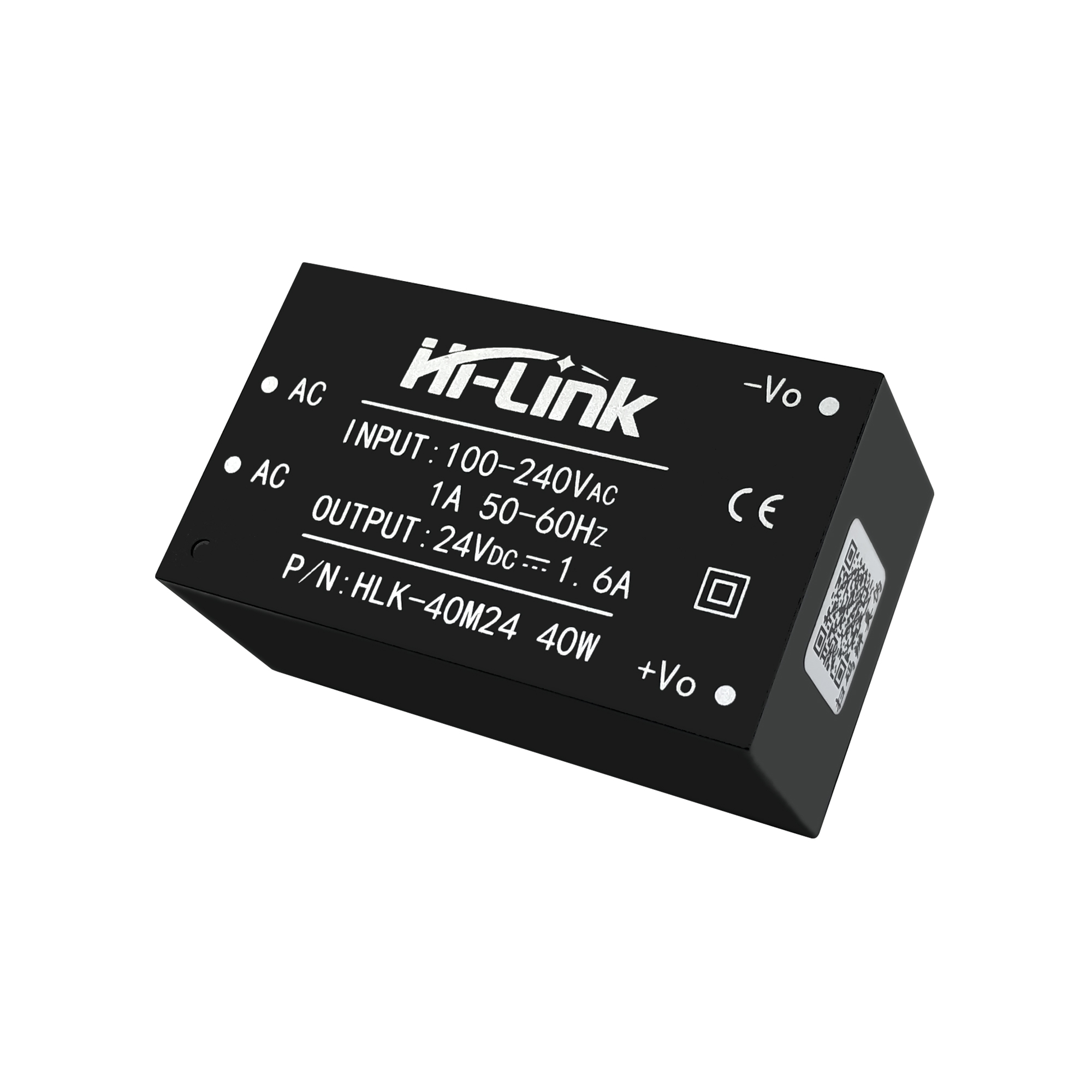 HLK-40M24 40W 24V GaN ac dc преобразователь мощности с изолированным выходом