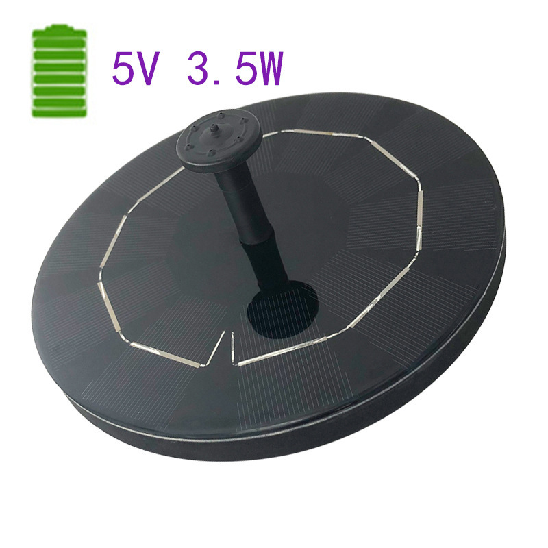 Новый 5v 3,5 w солнечный фонтан, плавающий фонтан, креативный пейзаж, открытый фонтан