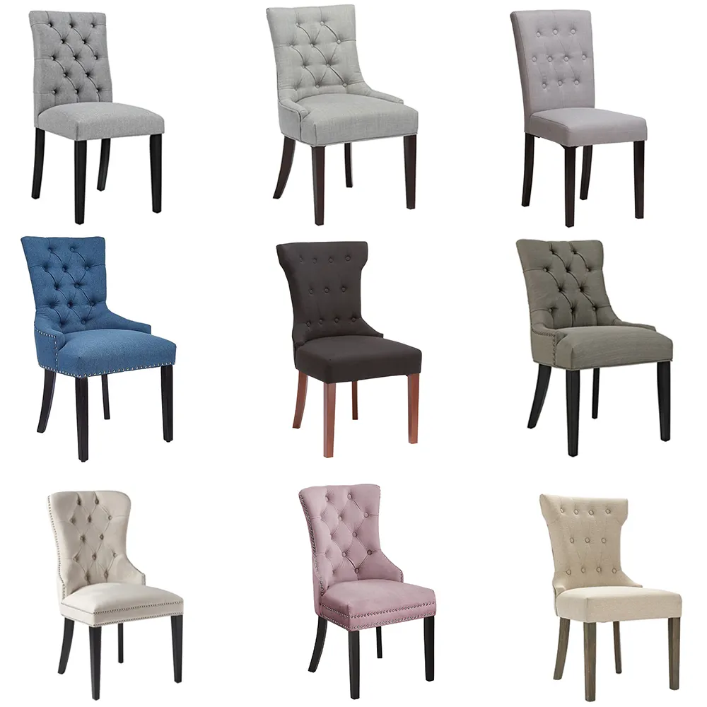 Modern design single upholstery nordic light luxury dining room restaurant dining chair