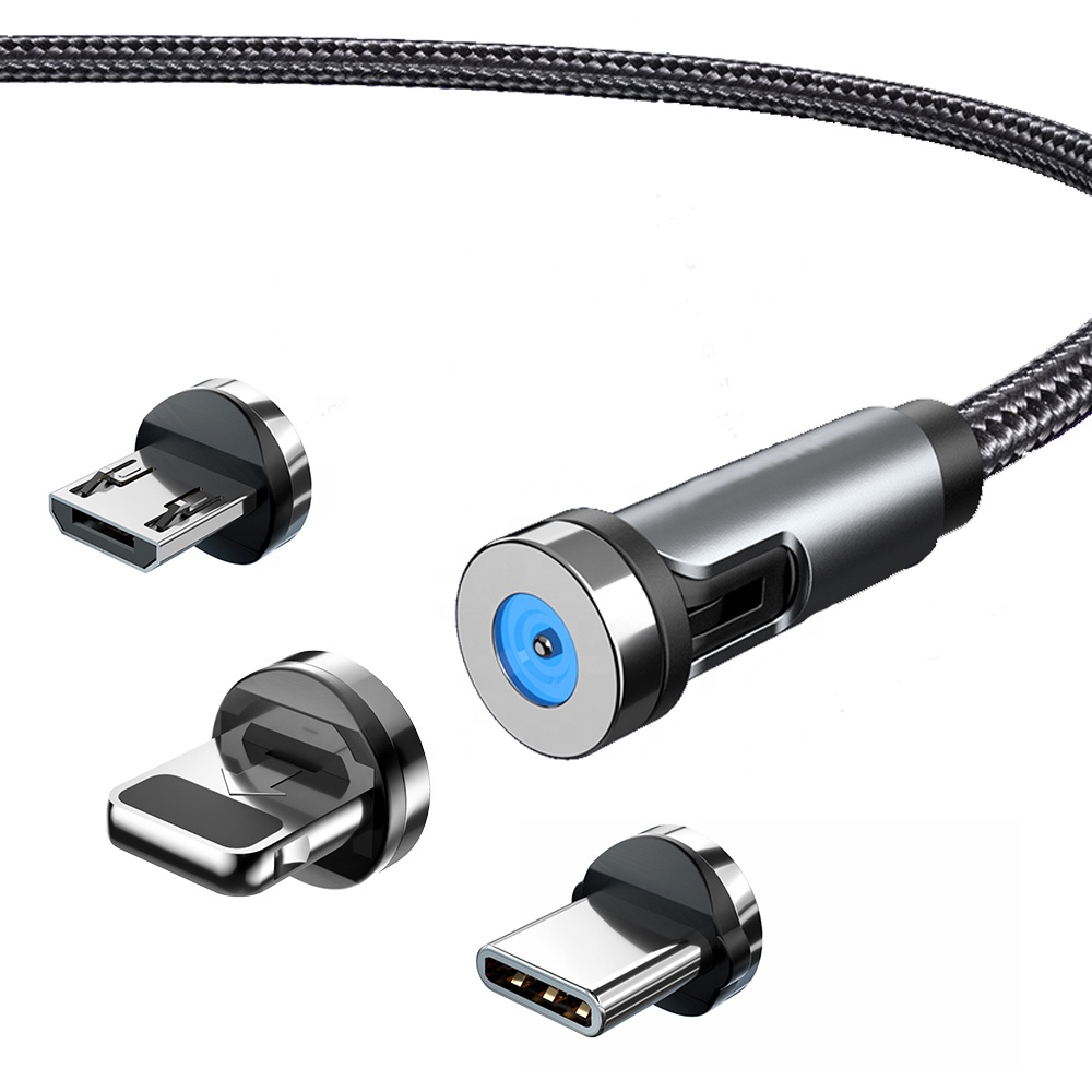 Магнитный кабель cantell с разъемом micro usb типа c, кабель для быстрой зарядки, магнитный кабель для зарядного устройства, 3 в 1