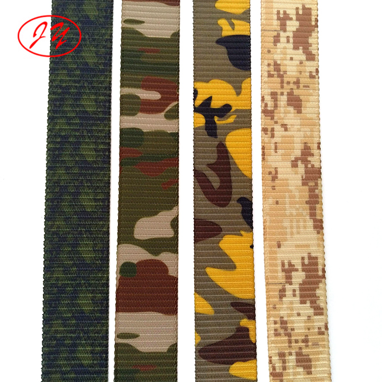 New Design Heavy Duty Nylon Polyester Tactical Camouflage Fabric Belt