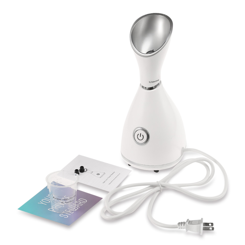 2021 Professional Face Humidifier Portable Nano Ionic Spa Facial Steamer Nano Facial Cleaning Steamer Handheld Face Steamer