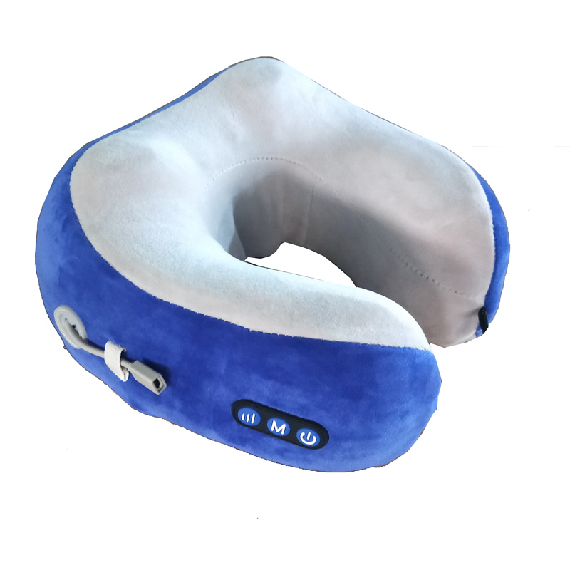Special Promotion Rechargeable Kneading with Heating Car Office Home Neck Massager Electric rechargeable U type massage pillow