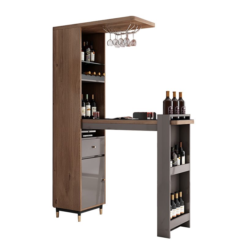 Simple modern creative wine cabinet bar table combination multifunctional Nordic room cabinet living room partition cabinet