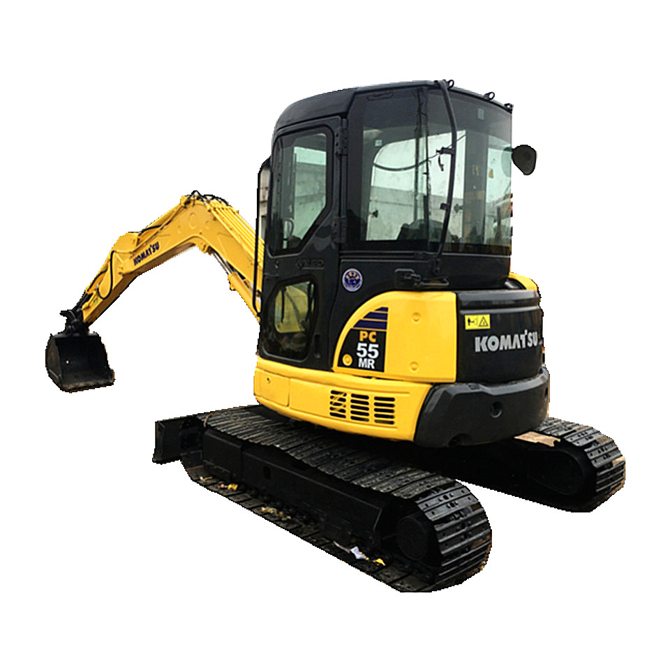 Бывший в употреблении мини-экскаватор Komatsu PC55MR-2, б/у гусеничный экскаватор pc55/pc01/pc15 оптом с запасными частями
