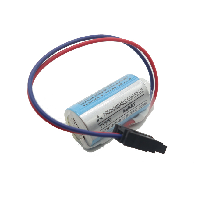Оригинальная литиевая батарея Mitsubishi 3,6 В A6BAT ER17330V для соединителя plc
