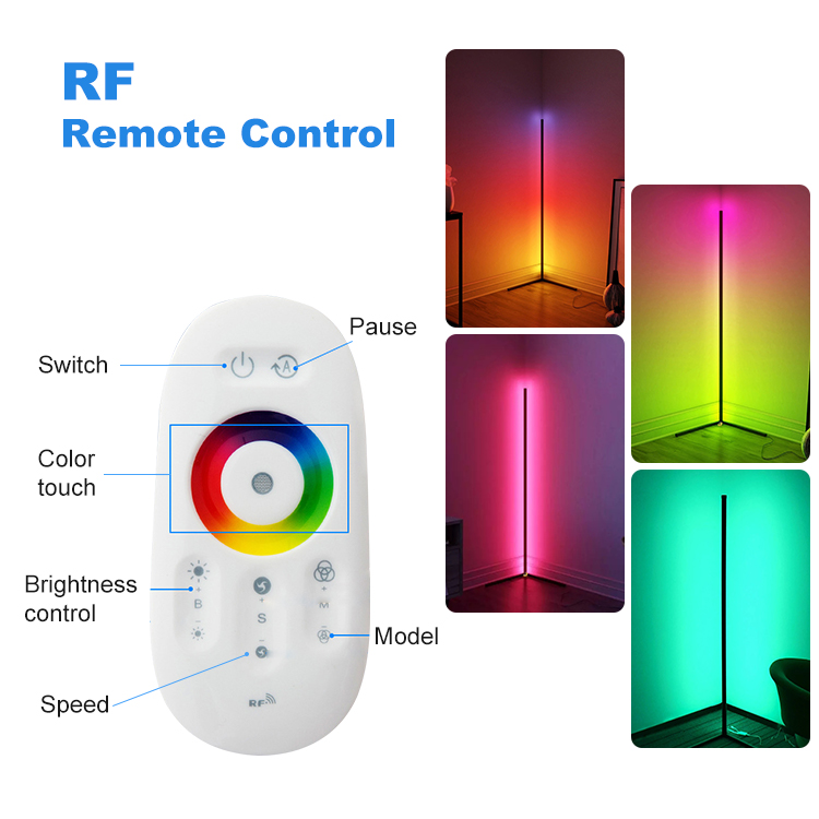Современные скандинавские RGB цветные СВЕТОДИОДНЫЕ Угловые Торшеры для гостиной, металлические минималистичные напольные лампы золотого цвета kona, домашний декор, торшер, штатив