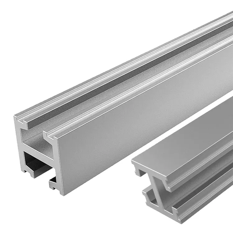 High Quality Aluminum U Channel U Slot Profile aluminum extrusion sliding profile For Shower Room Toilet Partition Glass Doors