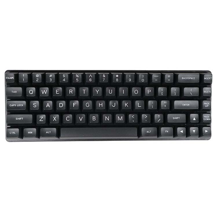 Премиум вишневого дерева эргономичный 67 ключей беспроводной Type-C RGB GATERON синий и красный цвета коричневый переключатель X бантики древесины механическая клавиатура
