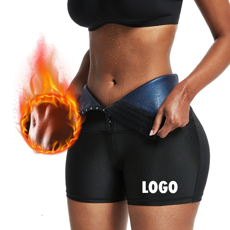 Neoprene Shorts Sweat Shaper Yoga Workout Fitness Shorts Tummy Control Sauna Sweat Pant Butt Lifter Women Shapewear