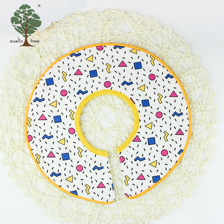 Муслиновое дерево 3 слоя хлопковый муслин baby bib для оптовой продажи