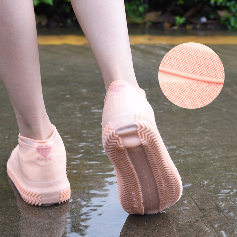 Custom Outdoor Rain Boots Waterproof Silicone Protective Sock Sterile Shoe Covers For Kids/Women/Men