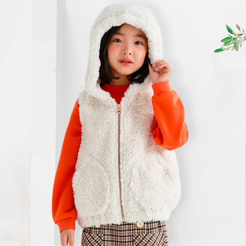Hot Selling Fashion Good Quality Autumn Vest Innerwear Girls Dress Baby Girl Children Clothes Fleece Gilet