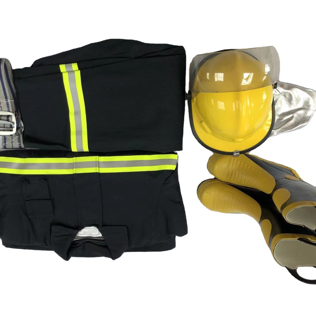 Long Sleeve Fireman Fighter protection Resistant Retardant Fire Fighting Suit