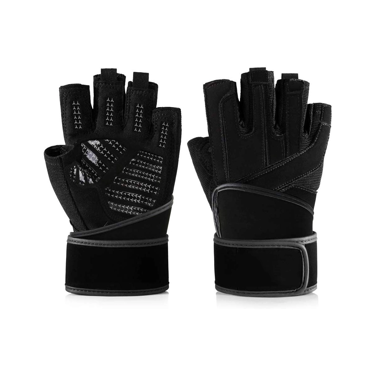 High Promotional Custom Logo Half Finger Fitness Gym Gloves With Wrist Support