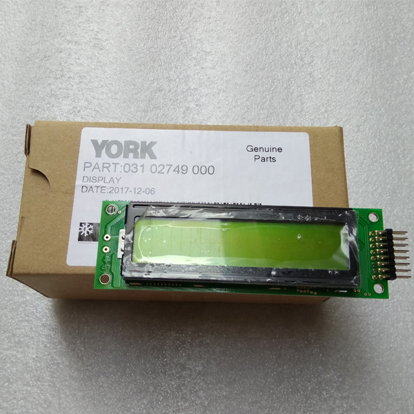 YORK Chiller refrigeration compressor spare parts 031-02749-000 display