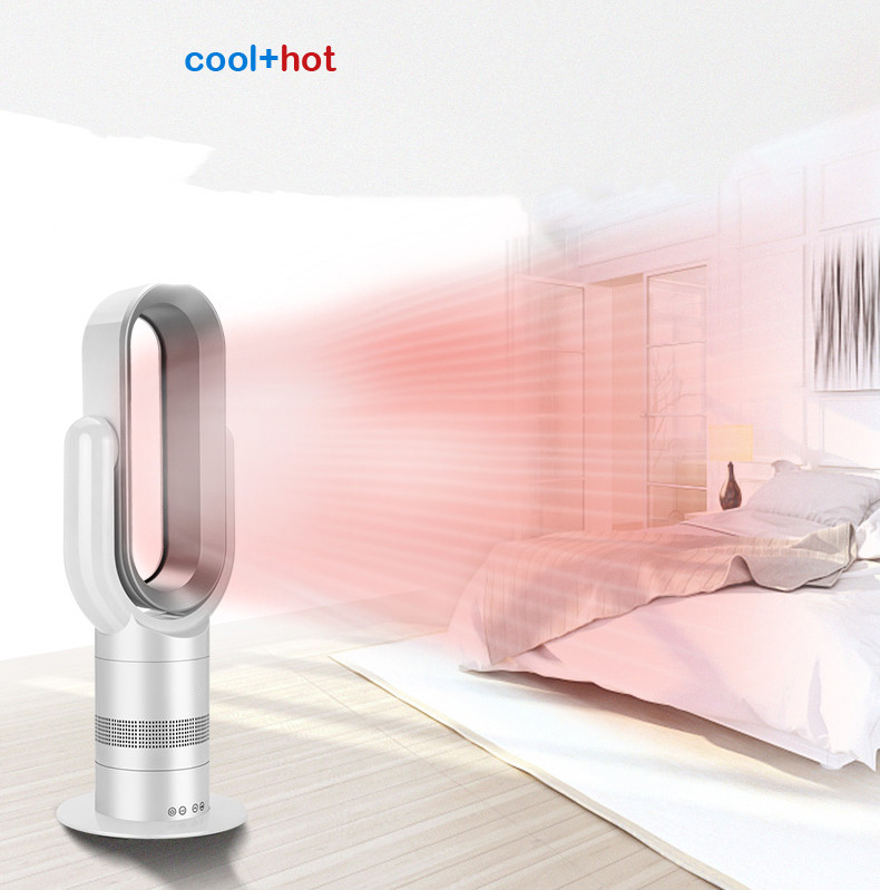 Heater Fan Dc motor PTC Ceramic heating Fan 220V Multifunctional bladeless fan cool and warm home appliance16 inch