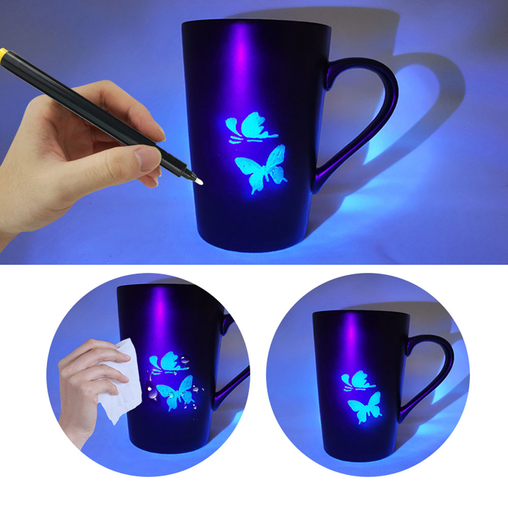 Halloween Gift Amazing With The Invis Tactical Spy Sign For Printing Magic Marker Led Lighting Kid Invisible Ink Light UV Pen