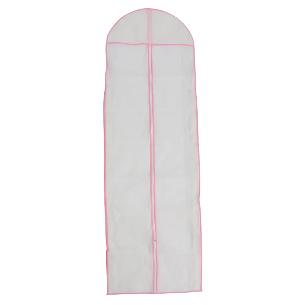 Non-Woven Fabric Wedding Dress Gown Dustproof Cover Bridal Garment Storage Bag Long Clothes Protector Case