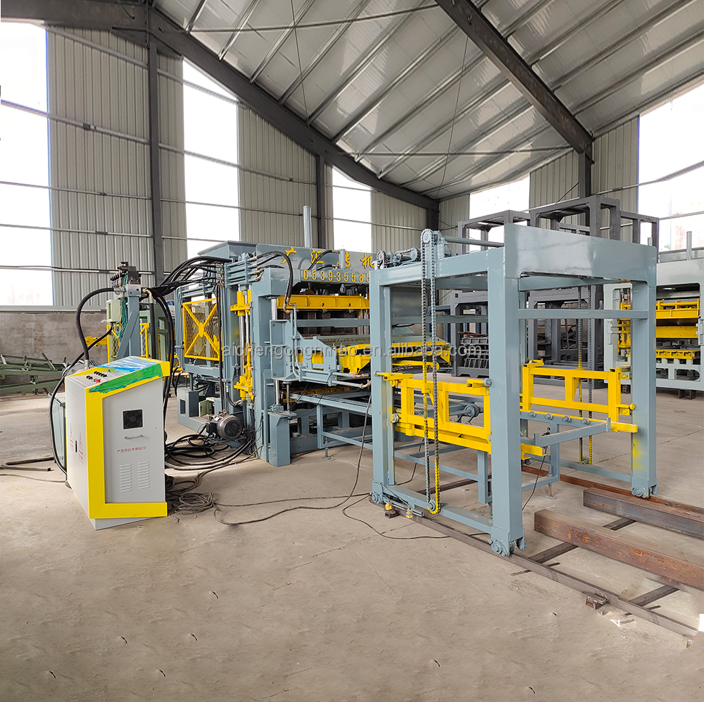 Aichen Qt 5-15 Full Automatic Block Making Machine Wood Pallet Block Making Machine Machine