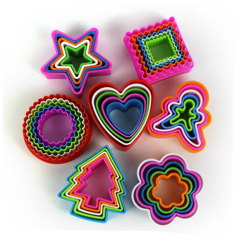 5Pcs/set Cookies Cake Decorating DIY Baking Tools Heart Cookies Cutter Molds Fashion Useful Kitchen Tools