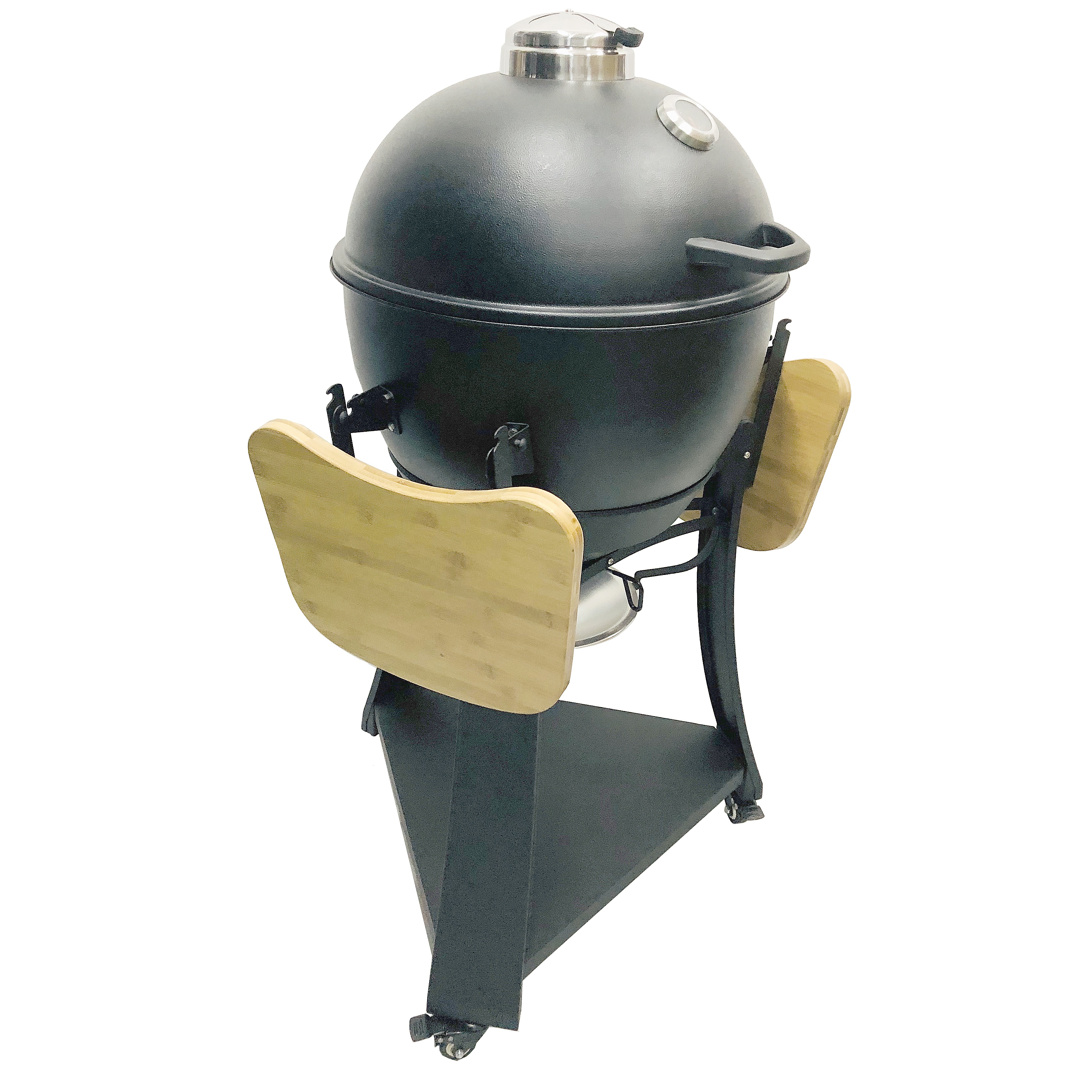 Регулируемый 21 дюймовый угольный гриль для барбекю kamado, 21 дюйм, сталь