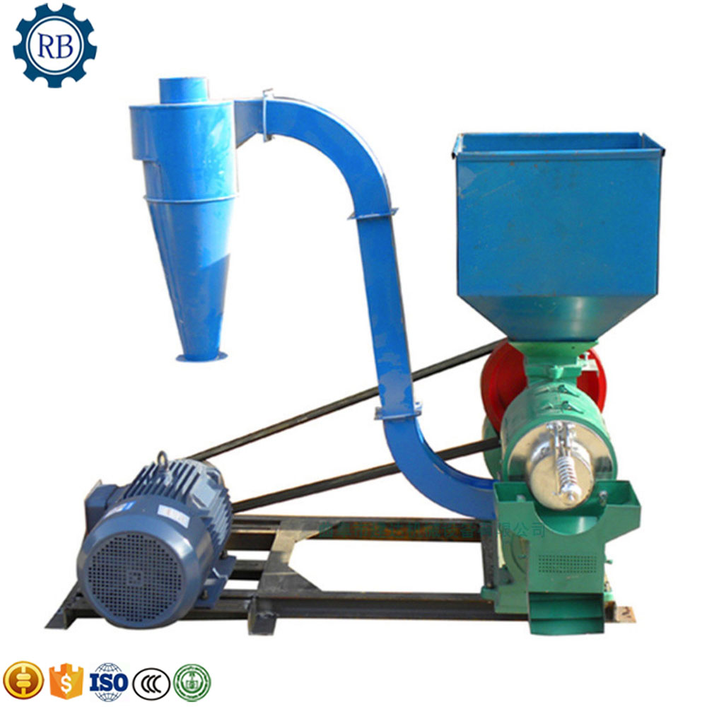 Double Blower Rice Mill Machine Automatic Rice Paddy Mill Machine Rice Polishing Machine