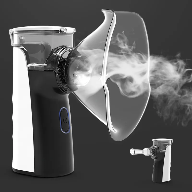 Household handheld Mini portable nebulizers mask inhaler herbal Cough Drug Atomizer Mesh nebulizer machine price