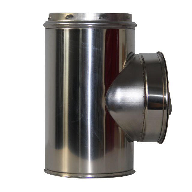 3 ''PelletVent Pro Galvalume один тройник из нержавеющей стали один тройник