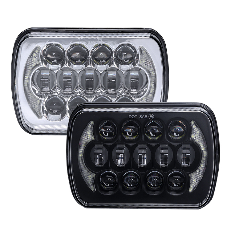 High quality faros para for jeep xj Truck Lights 85w high power 5x7 7 inch car front light for jeep xj yj truck car