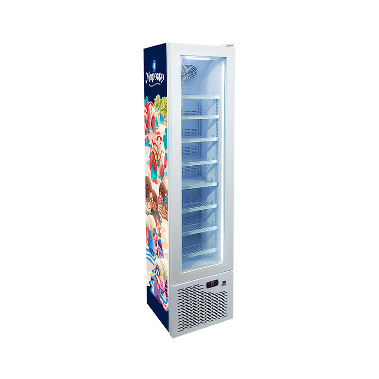 MEISDA 105LCommercial upright freezer supermarket display showcase refrigerator for showing beverage