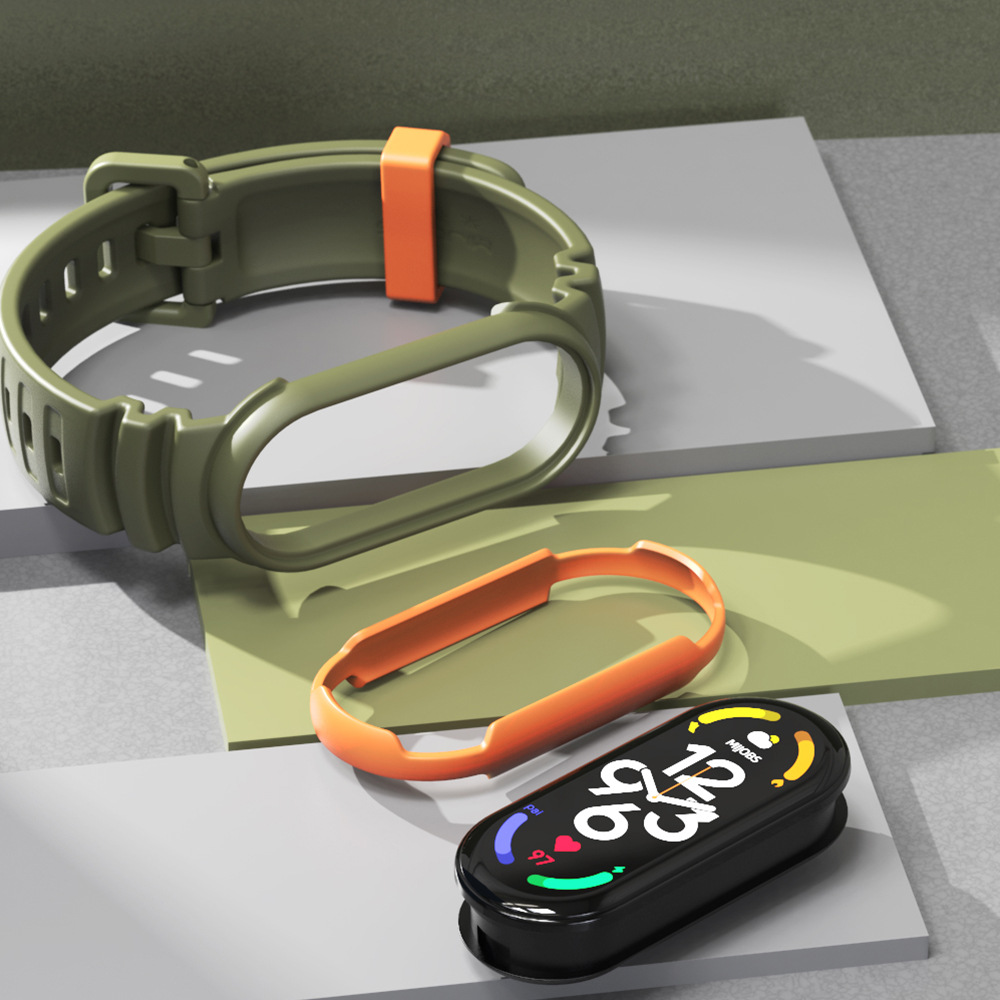 Оптовая продажа с завода, термополиуретановый Поликарбонат Mi band 7, браслет для часов, ремешок для Xiaomi
