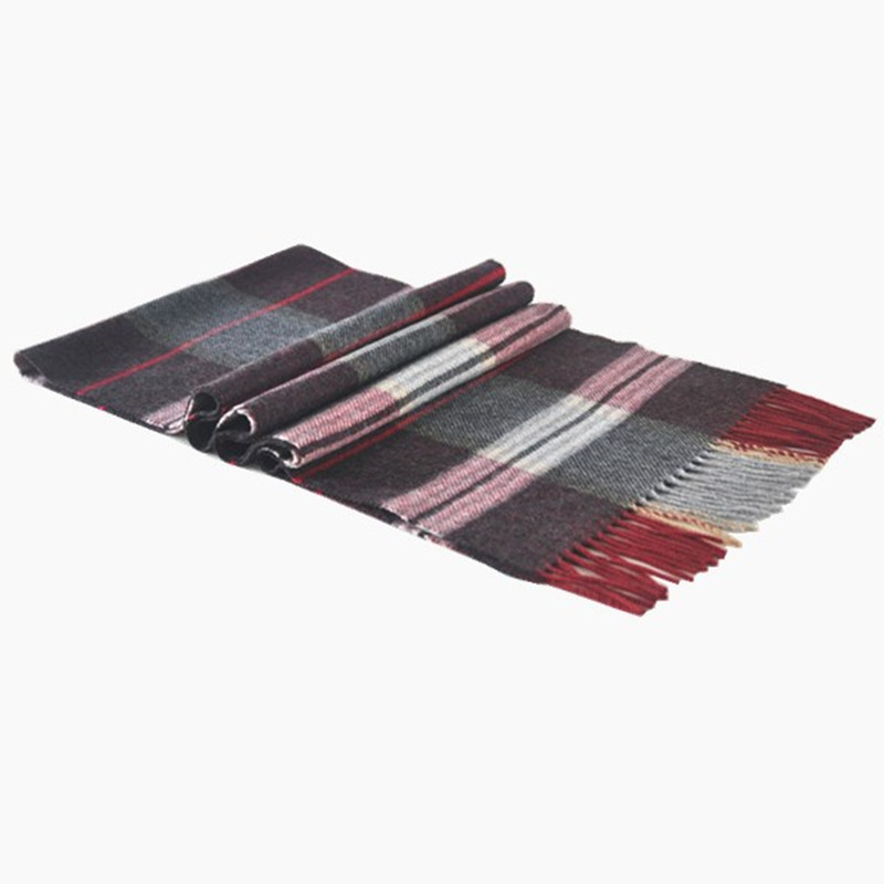 BLUE PHOENIX scarves ladies winter 100% wool tartan plaid luxury scarves shawls muslim hjijab custom designer wholesale