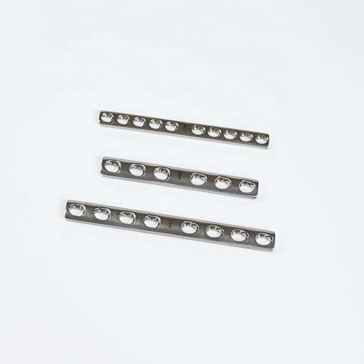 Orthopedic Instruments Straight Implant Animal Bone Screw Veterinary Compression Bone Plates for Vet