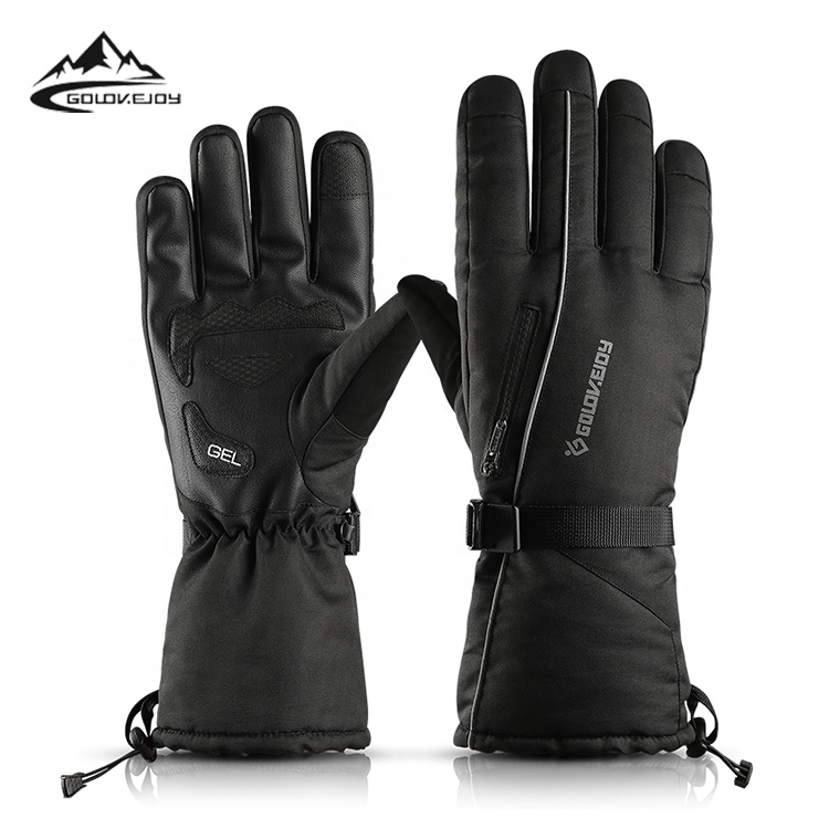 GOLOVEJOY SK04 Customize Hot Selling Winter Warm Windproof Waterproof Sport Hiking Thick Pocket Outdoor Skiing Gloves